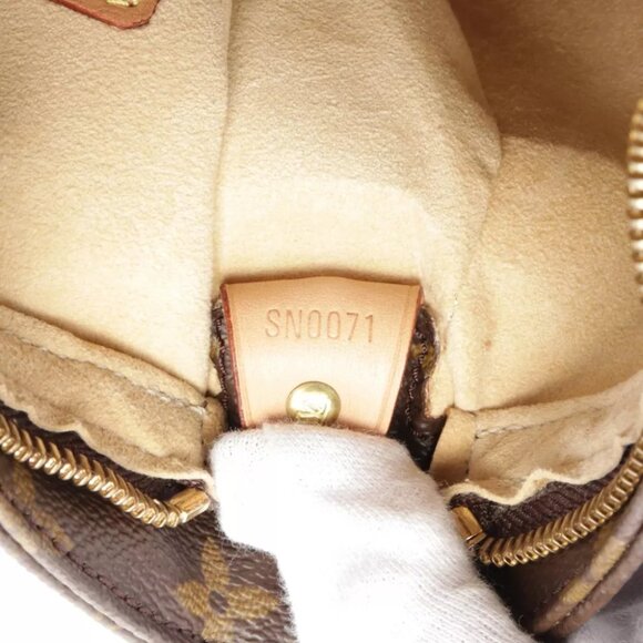 LOUIS VUITTON Looping GM Shoulder Bag M51145 Monogram canvas Brown Used Women LV - Picture 10 of 11